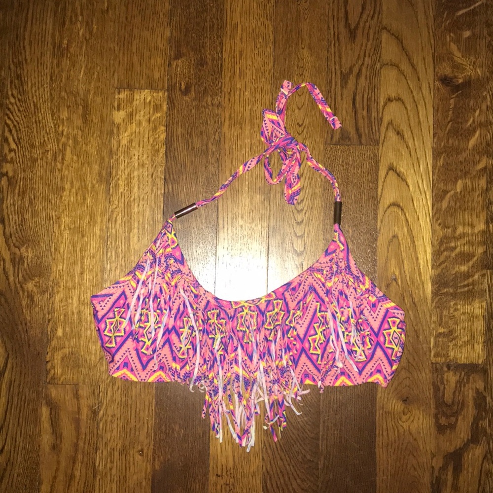 Fringe Tribal Print Bikini